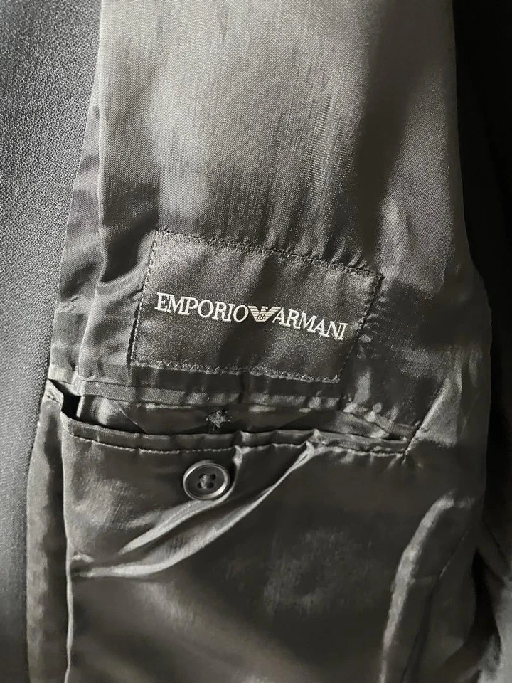 Emporio Armani Men's XL Slim Fit Suit Set Used Classic Tailored - Image 3 of 4