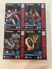Transformers Studio Series Bumblebee Arcee 85 Ironhide 84 Ratchet 82 Brawn 80