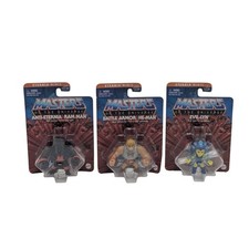 3x MOTU Eternia Minis 2  - Battle Armor He-Man  Evil-Lyn  Anti-Eternia Ram Man