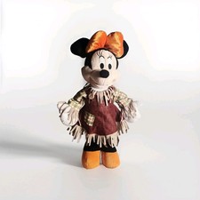 Disney Minnie Mouse Scarecrow Plush Halloween Fall Gemmy 21" Harvest Decor 63168