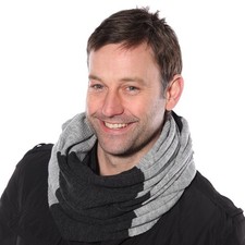 i-Smalls Men Winter Thermal Knitted Snood Neckwarmer  One Size Light Grey