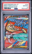 2025 POKEMON JAPANESE M2A-MEGA DREAM EX MEGA ATTACK RARE MEGA HAWLUCHA EX PSA 10