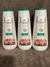 3 Pack Dove Holiday Treats Body Wash - Peppermint Bark Limited Edition 20 FL OZ