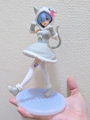 Re:Zero Rem Pakkun Cosplay Figure Good Condition Collectible Anime Figurine Japa