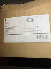 NEW Georg Fischer Tecno Plastic VSK22L500 Ball Valve 1.5” PVC-U DoubleUnion PN16