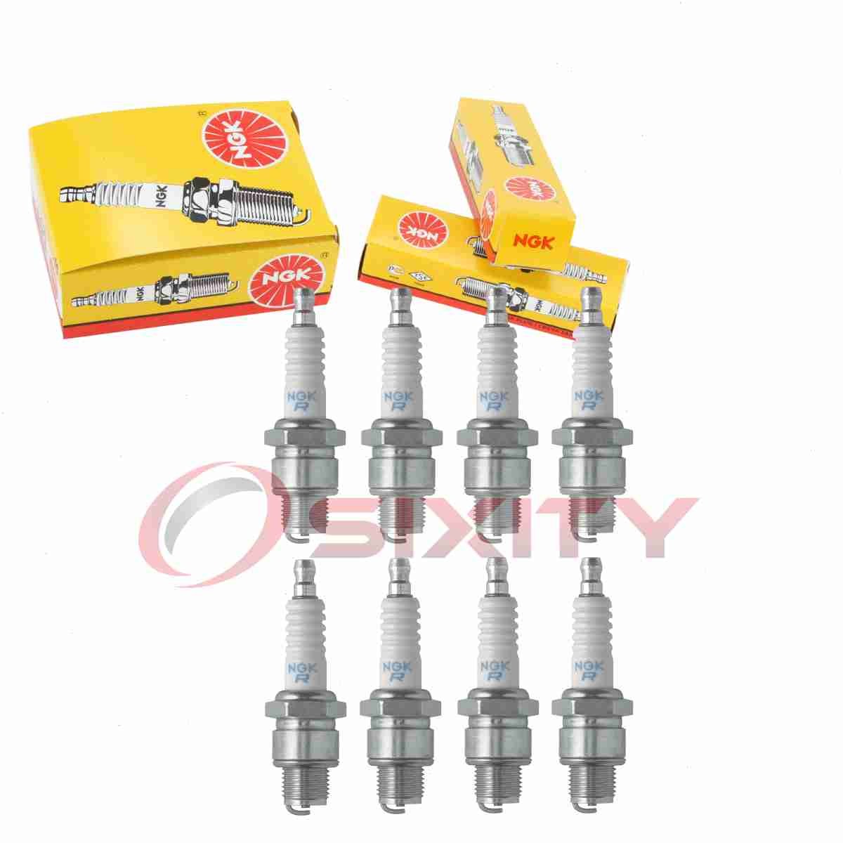8 pc NGK 3322 BR4HS Standard Spark Plugs for WR10AC WR10A W9AO W14FR-U dy