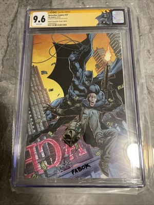 Detective comics #27 CGC 9.6 SS Jason Fabok SIGNED Virgin Exclusive Batman Label