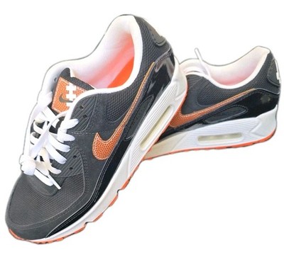 Nike Air Max 90 SE Halloween DJ5981-001 Men s 8 Black Orange Football Tongue Lim