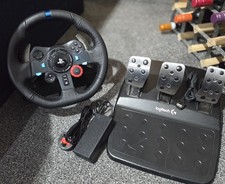 Logitech G29 Racing Steering Wheel Black with Pedals For PC and PlayStation