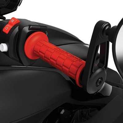 Can-Am Ryker Adrenaline Red Sport Handlebar Grips, B-101, 219400919