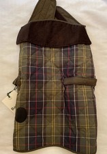Barbour Tartan Dog Coat New Size M