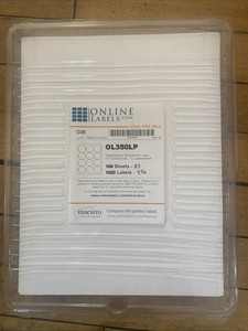 2.5” Circle Weatherproof Labels for Laser Printer 83 Sheets