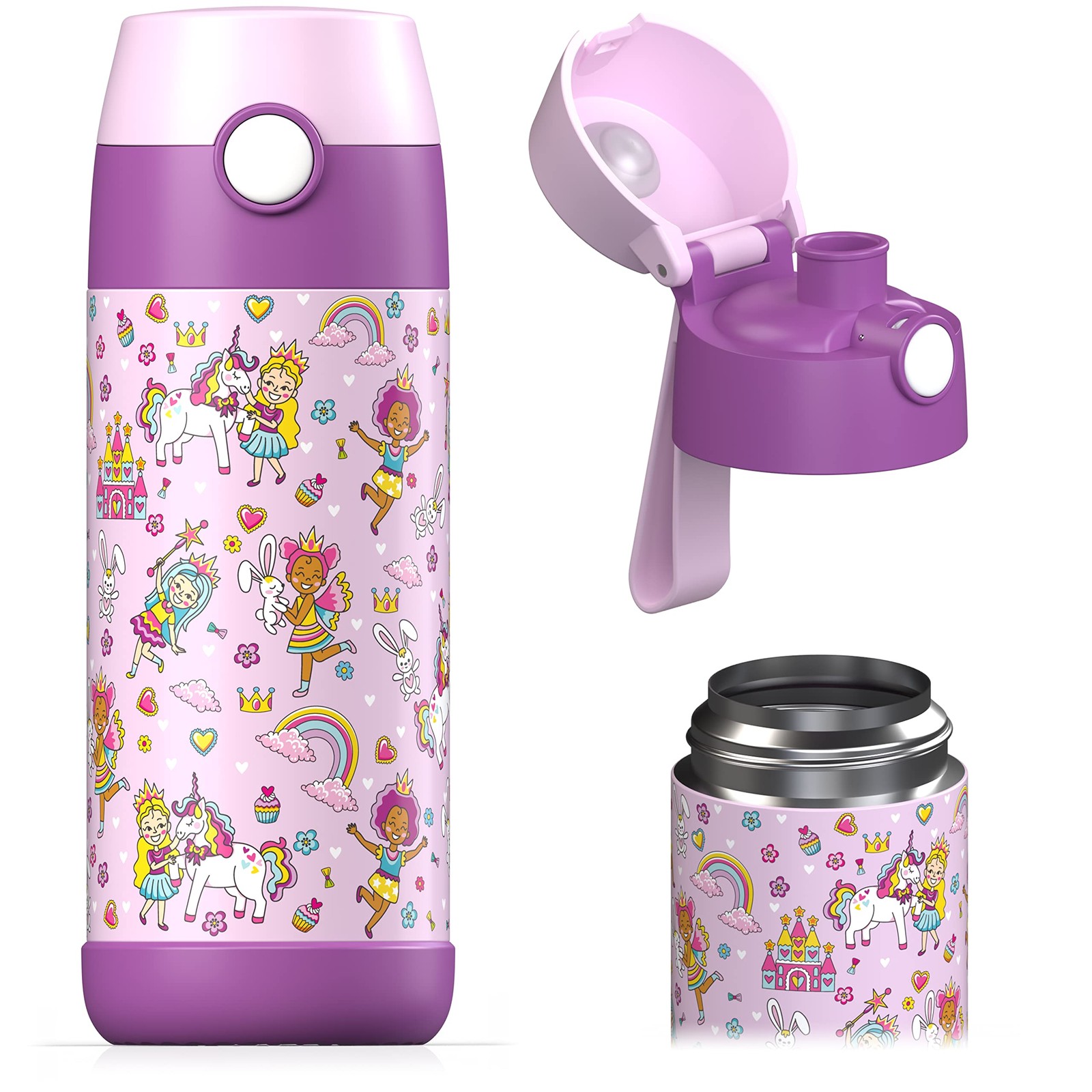 Mali [12oz] - No Straw Stainless Steel Thermo Bottle - Insul