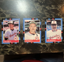 Donruss Baltimore Orioles Knight Dwyer Niedenfuer 1988 Baseball Card Lot