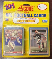 1990 Score NFL Football Hanger