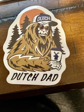 Dutch Bros Sticker- JUNE 2025 - Dutch Dad - Sasquatch - Big Foot