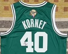 Luke Kornet Signed Autograph Boston Celtics NBA Jersey Champs Spurs USA
