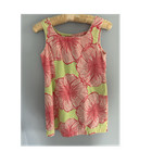 Lilly Pulitzer Girl’s Vintage Size 10 Pink Green Floral Shift Dress Lined Zip — photo 1