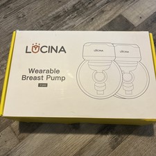 Lucina Signature Pro Double Electric Breast Pump - White/Purple