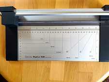 Hama ProCut 320 Rollenschneider DIN A4 Papierschneider mit Messskala/Lineal