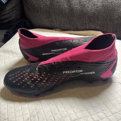 Adidas Predator Accuracy 3 Black Pink Soccer Cleats size us 11