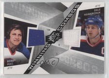 2008-09 SPx Winning Combos Bobby Hull Dale Hawerchuk #WC-HH HOF 1m4