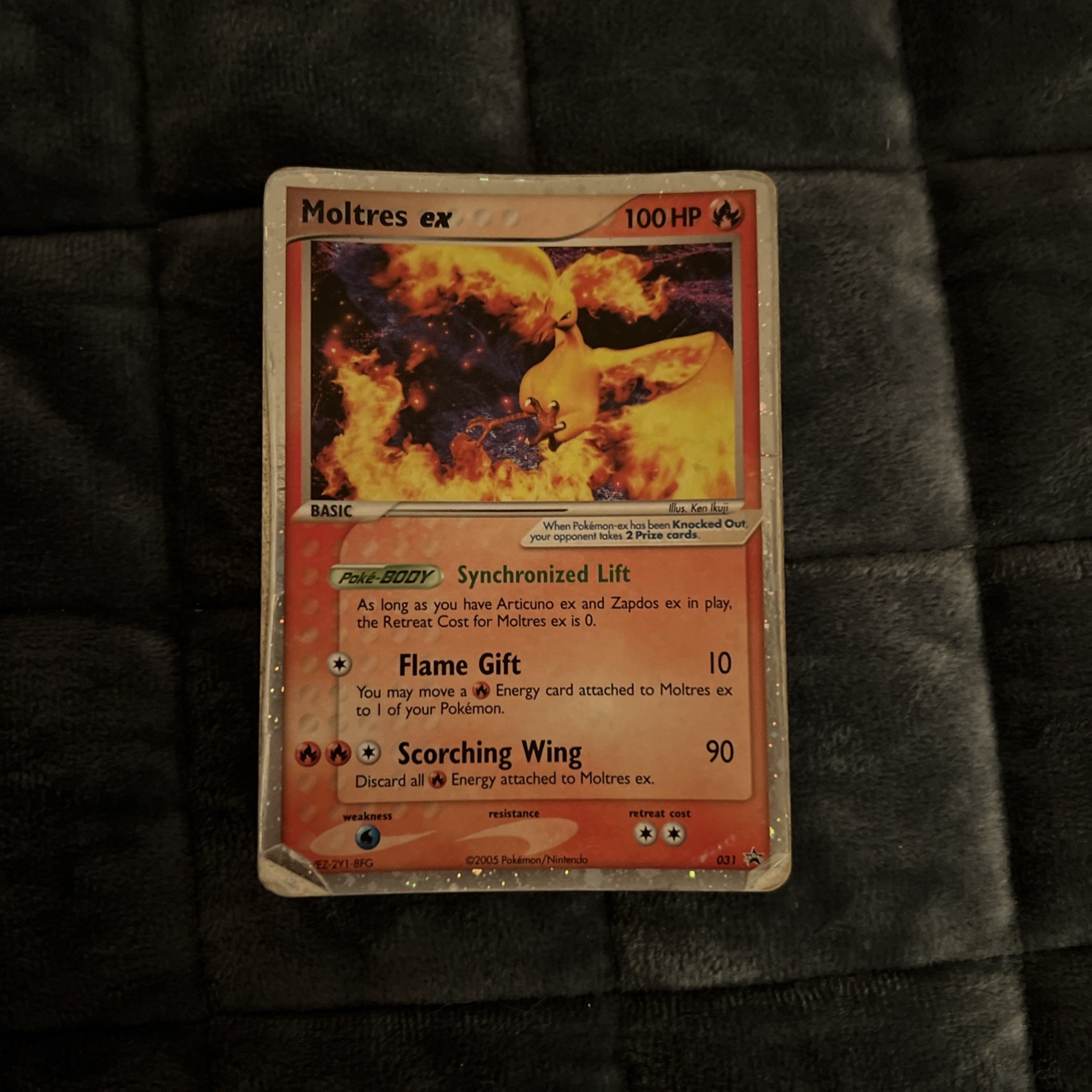Moltres ex - 031 - Pokemon Wizards Black Star Promo Card Holo