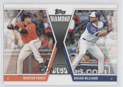 2011 Topps Update Diamond Duos Buster Posey Brian McCann #DD-26 0q4