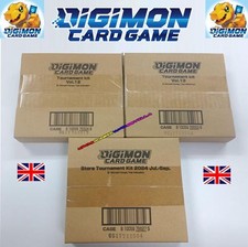 DIGIMON STORE TOURNAMENT KIT VOL 12, 13, 2024 JUL-SEP ENGLISH FACTORY SEALED