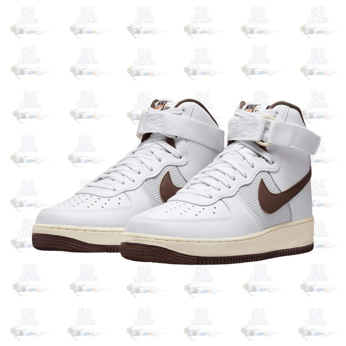 Size 9 - Nike Air Force 1 '07 High White Light Chocolate for