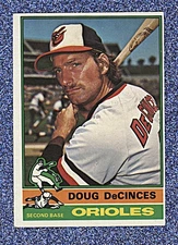 1976 Topps Baseball Set Break # 438 Doug Decinces - Orioles - Free Shipping