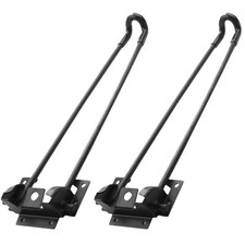  2 Pcs Gambe Tavolo Pieghevoli Per Tavolino Da Salotto Della Scrivania Metallo