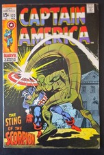Captain America #122 (1970) by Stan Lee-GeneColan-JoeSinnott (RAW/Rating: 6.0)
