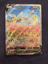 beedrill v pokemon card value 2022 Astral Radiance Beedrill V Alt Art 161/189