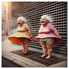 Old Lady Diamond Art Kits for Adults, Grandma Diamond Painting Kits for Beginner