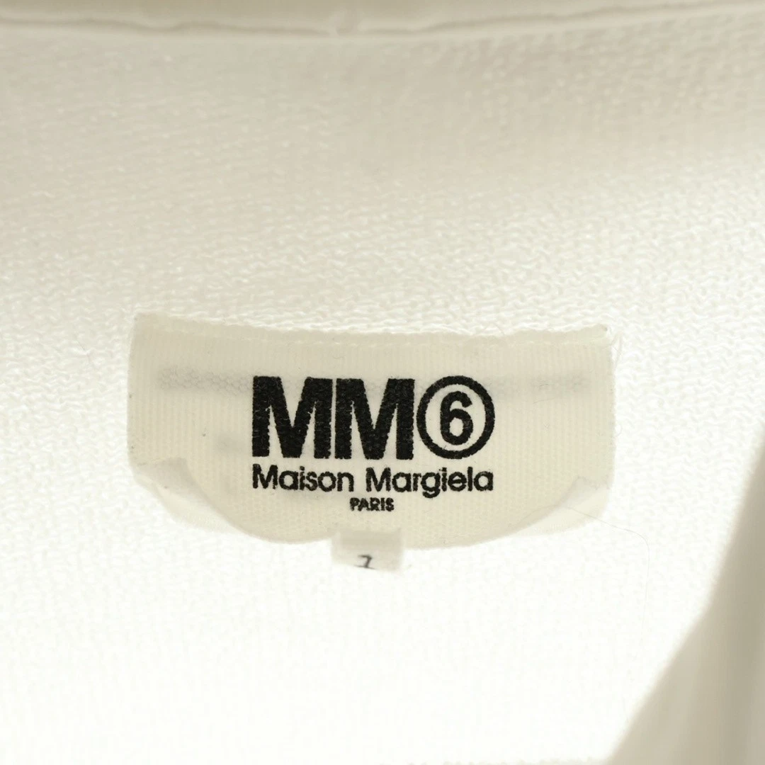 Felpa con cappuccio pullover Mm6 Maison Margiela Mmix 23ss bianca usata e00b5b