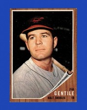 1962 Topps Set-Break #290 Jim Gentile NR-MINT *GMCARDS*