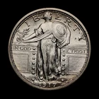 1917-D Type 1 Standing Liberty Quarter Denver Highly Collectible Scarce Key Date
