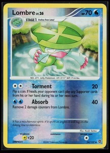 Lombre 54/132 Uncommon Secret Wonders Reverse Holo Pokémon Card