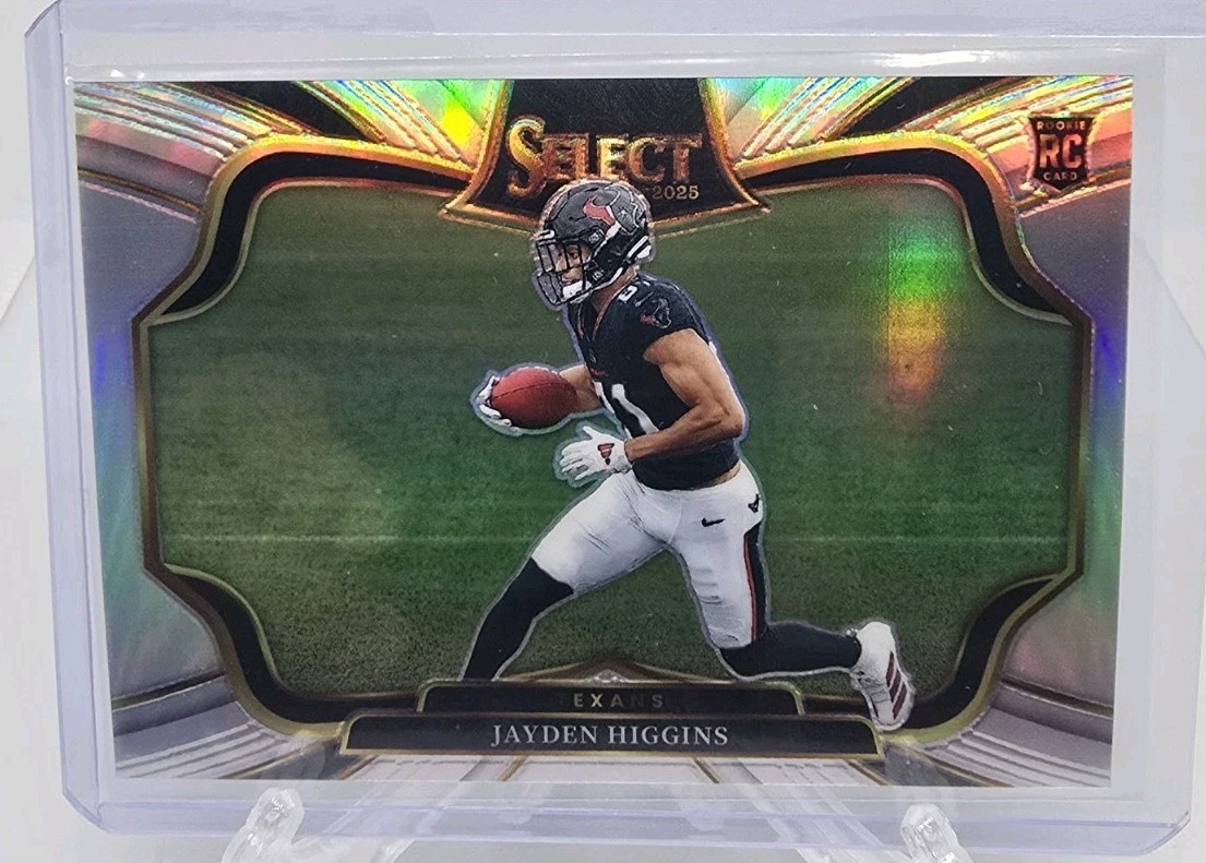 2025 Panini Select Jayden Higgins Field Level Silver Prizm RC #436