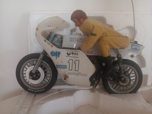 Vintage Kyosho Eleck Rider RC Motorcycle Radio Control Untested - Picture 2 of 8