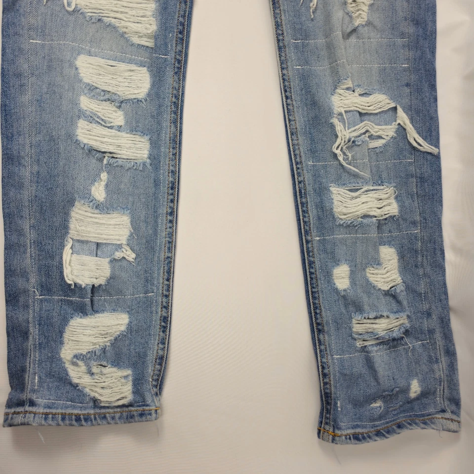 Rag & Bone Dre Jeans Women 27 Light Wash Distressed Slim Boyfriend Thrasher USA - Image 4 of 4