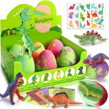 Bath Bombs for Kids with Surprise Toys Inside - XXL Dinosaur Toys Bath Bomb E...