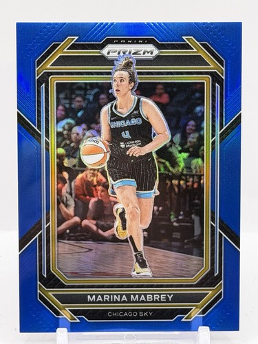 Marina Mabrey 2023 Panini Prizm WNBA Blue Prizm 156/175 #124 - Chicago Sky