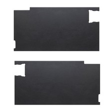 Lower Door Trim Card Set (Black) - Land Rover Series 2/2a/3 - DA2029/30