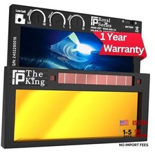 The King 1.0 Shade 5-13 Adjustable Gold Auto Darkening Welding Lens 2" x 4