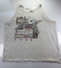 Vintage 1994 Coca-Cola Polar Bear Tank Top XL Distressed Grunge Coke Ad Wear