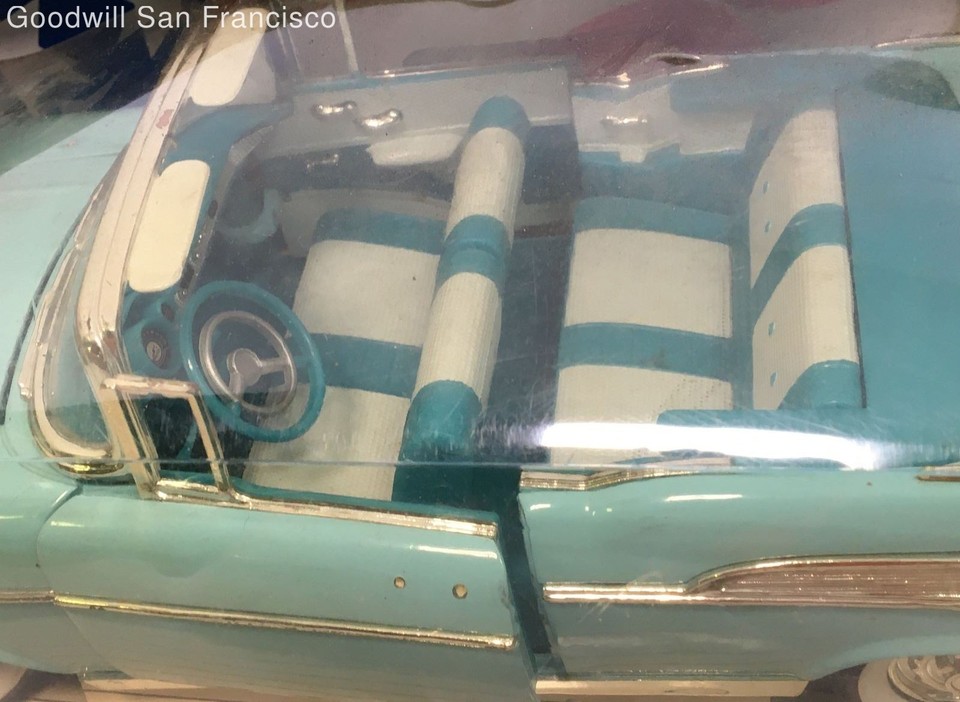 CHEVROLET BEL AIR LOWRIDER 1957 BLEUE