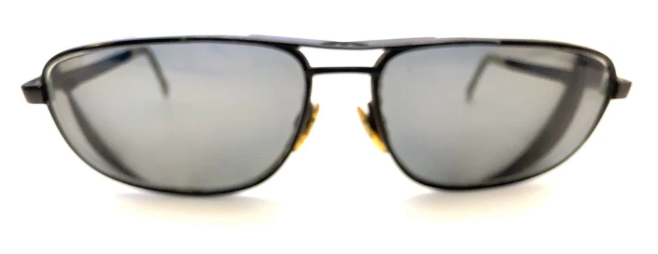 Gafas de sol Emporio Armani 068-S 706 negras aviador marcos 125 Italia diseñador Foto 2 de 4