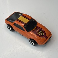 Hot Wheels Porsche UPFRONT 924 Orange with Black Wall Tyres Vintage 1980 Diecast